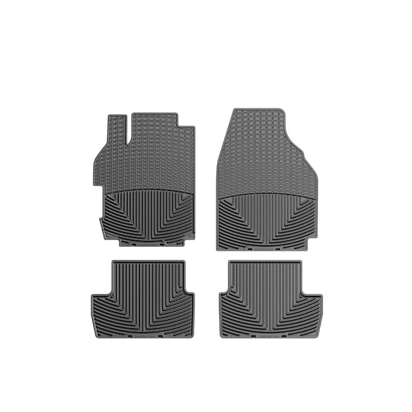 Weathertech Black, Front and Rear All Weather Floor Mats W189-W210 - main