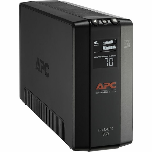 Apc UPS - TOWER - 510WATT - USB, LCD INTERFACE - 4 NEMA 5-15R, 4 NEMA 5-15R SURGE - BX850M - main