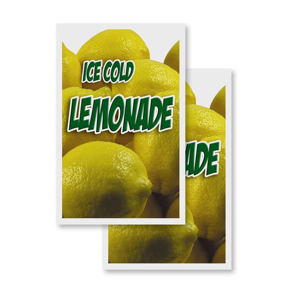 Signmission Lemonade1, Vinyl Decals Only 24 Inch x 36 Inch, Vinyl Decal, 2PK DSB-2436-2PACK-Lemonade1 - main
