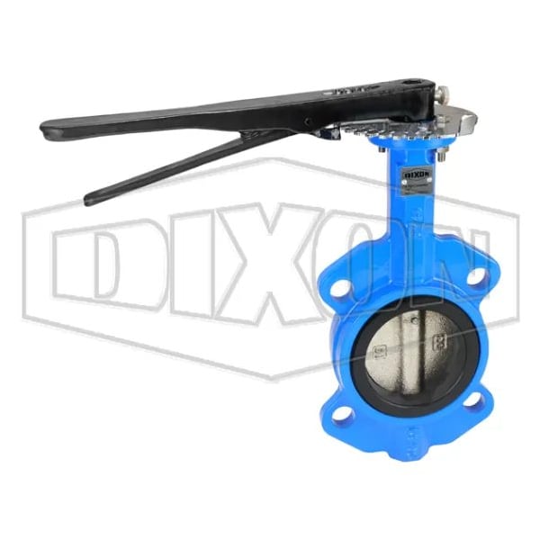 Dixon Wafer Style Butterfly Valve, 3 in Nominal, Storz x FNST End Style, Ductile Iron Body, PTFE Bushing S IBFVW300 - main