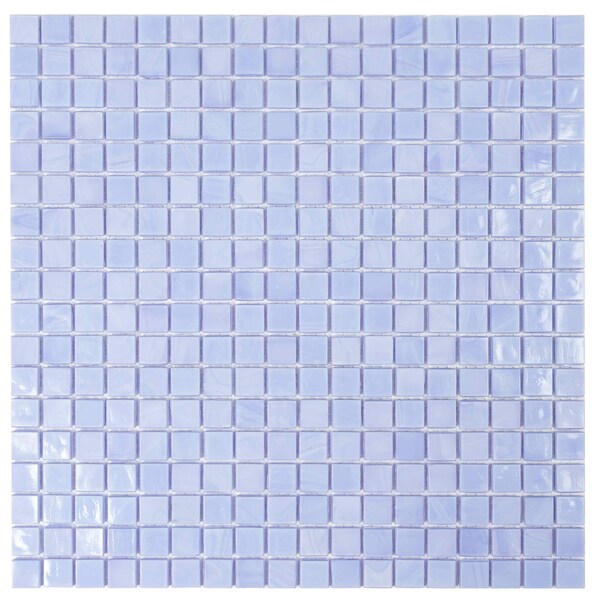 Apollo Tile Skosh 11.6 in. x 11.6 in. Glossy Baby Blue Glass Mosaic Wall and Floor Tile 18.69 sqft/case, 20PK APLNB88BL553A - main
