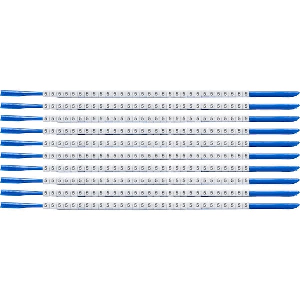 Brady ClipSleeve Wire Markers Size 07 Nylon 18 AWG - 18 AWG, 5 Pack of 300 Each, 300PK SCN07-5 - main