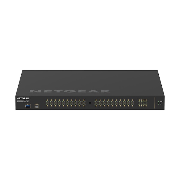 Bzbgear NETGEAR AV LINE 40x1G PoE+ 960W and 8x SFP+ Managed Switch (Preconfigured GSM4248PX-100NAS) NET-M4250-40G8XF-PoE+PC - main