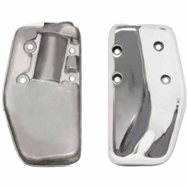 Ilc Repl. For Peterbilt 357 Sba Year 2000 Polished Aluminum Lower Mirror Bracket Cover Passenger S WZ-EKQ4-S - main