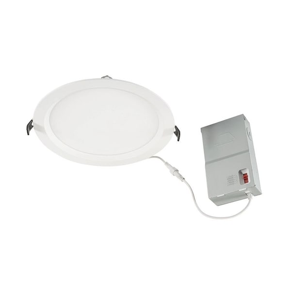 Keystone 8in Circular LED Recessed Wafer Downlight feat. Color Select, 23W, 2700/3000/3500/4000/5000K, 90CRI, KT-WDLED23-8B-9CSF-FDIM - main