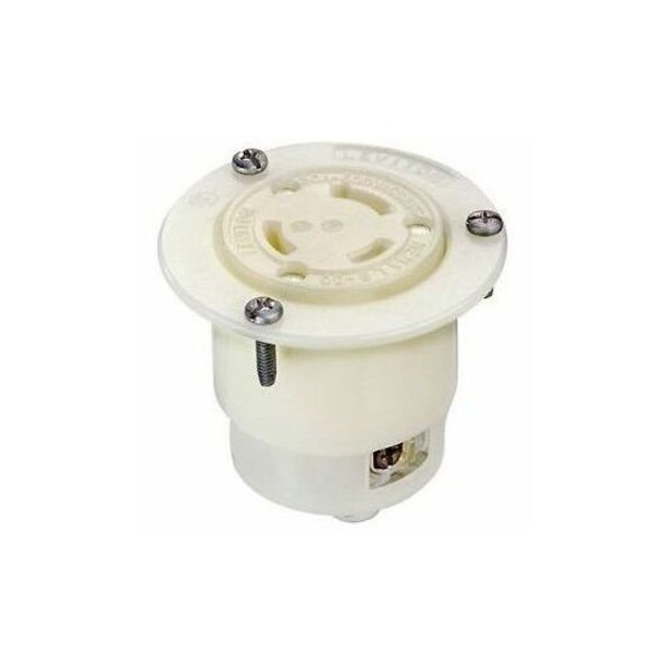 Leviton Industrial Grade Flanged Outlet 30 Amp, 600 Volt 2656 - main