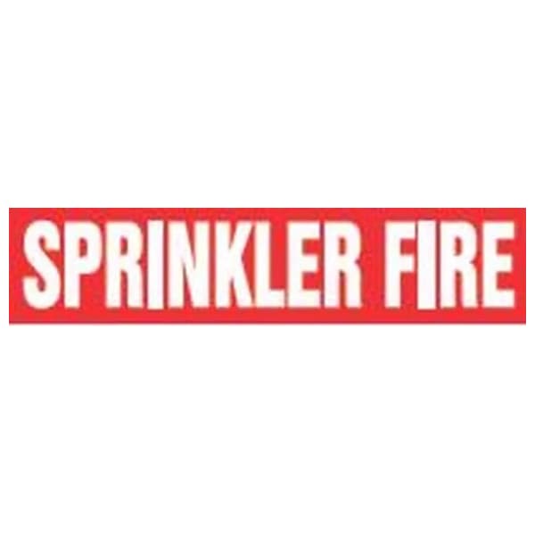 Accuform ROLL TAPE PIPE MARKER SPRINKLER FIRE RTA173SM - main