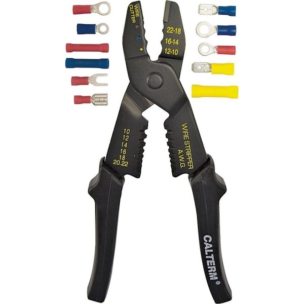 Calterm Terminal Kit W/Crimp Tool 05102 - main