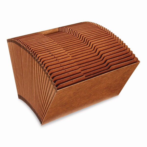 Pendaflex Heavy-Duty Expanding File, 31 Sections, 1/3-Cut Tabs, Legal Size, Redrope R219DHD - main