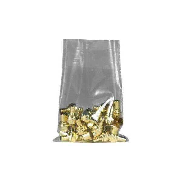 Zoro Select Open-Ended Bag, 2 mil, Clear, Twist Tie, 200 PK PB650 - main
