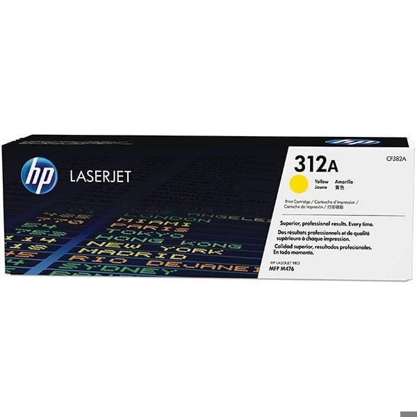 Hp 312A Yellow Original LaserJet Toner Cartridge, 2,700 Yield CF382A - main