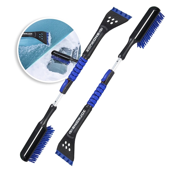 Snow Joe Winter Telescopic Snow Removal Brush + De-icing Shovel | 42-Inch Telescopic, 2PK SJEG-SB42SHX2 - main