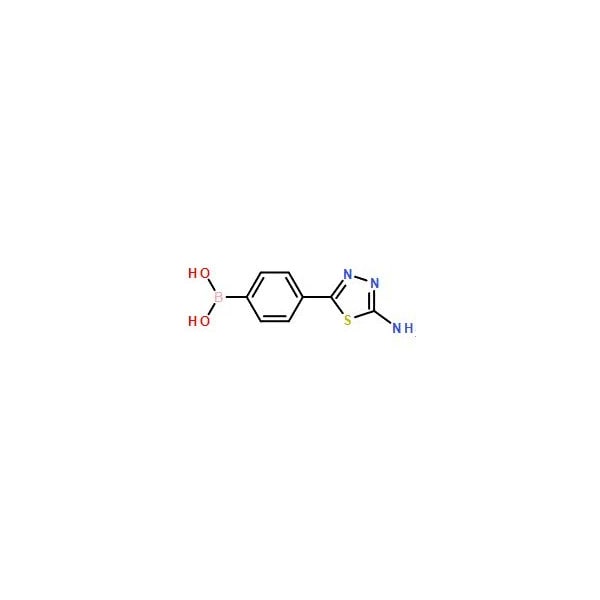 Ak Scientific 4-(5-Amino-1, 3, 4-thiadiazol-2-yl)phenylboronic acid (250mg), CAS 957034-52-5 V9647-250mg - main