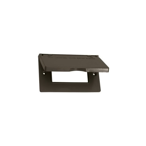 Sigma Engineered Solutions Weatherproof Cover, 1 Gang, Metal Die-Cast, GFCI Cover Type 14249BR - main