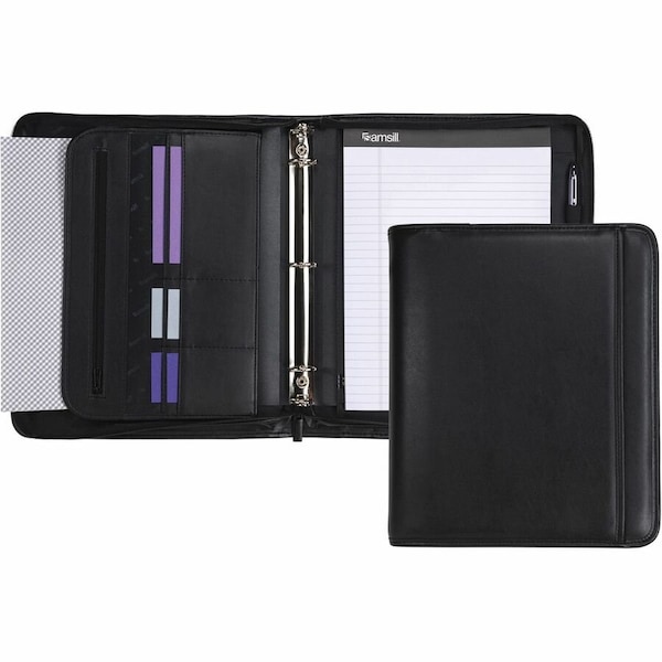 Samsill Ring Binder, Black, Vinyl; Metal SAM15650 - main