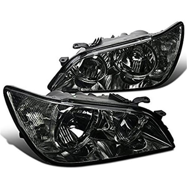 Overtime 2001 - 2005 Lexus IS300 Replacement Headlights Head Lamps Assembly - Smoke OV1187864 - main
