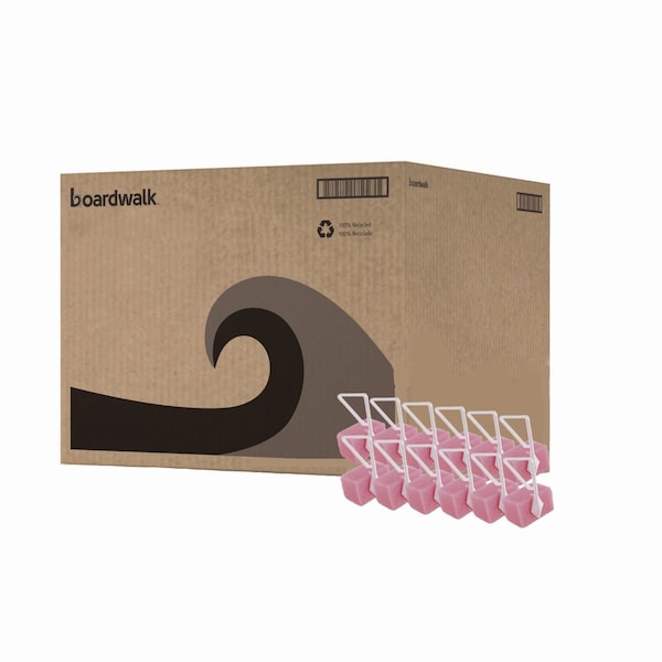 Boardwalk Toilet Bowl Blocks, Cherry, Solid, 4oz, PK12 BWKB04BX - main