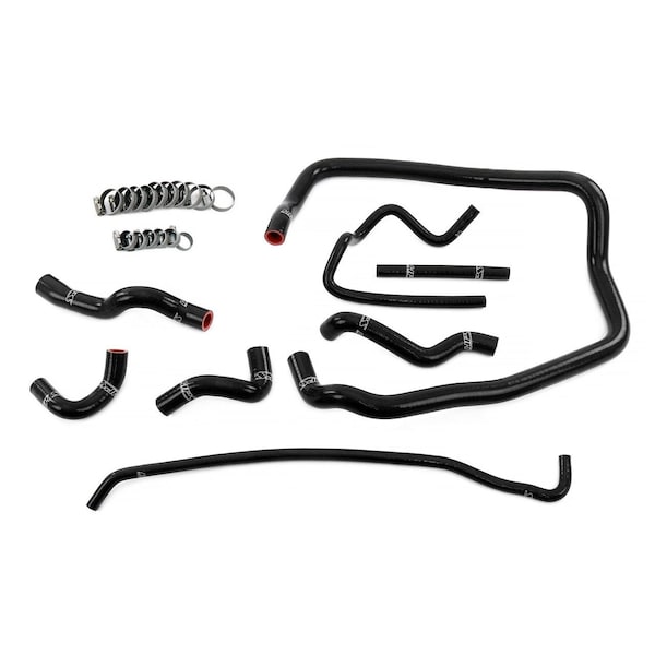 Hps Performance High Temp Reinforced Silicone Heater, Throttle Body and Expansion Tank Coolant Hose Kit, Black, 57-2138-BLK - main