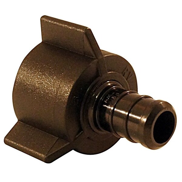 Apollo Valves ApolloPEX Swivel Adapter Series Swivel Pipe Adapter, 12 in, Barb x FPT, Poly Alloy PXPAF1212S5PK - main