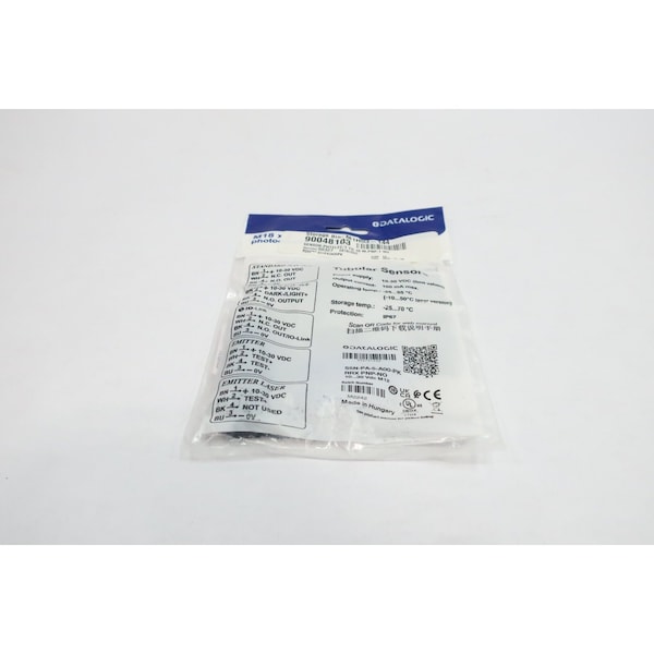 Datalogic PHOTOELECTRIC SENSOR 10-30V-DC S5N-PA-5-A00-PK - main