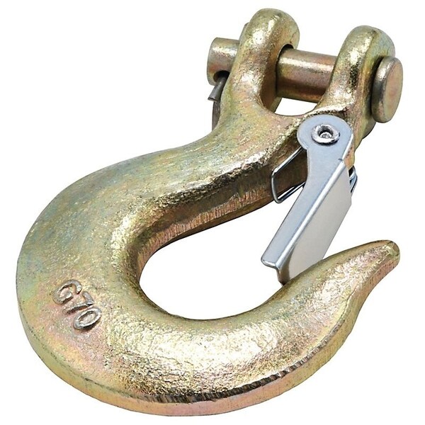 National Hardware 3256BC Series Clevis Slip Hook with Latch, 5/16 in, 4700 lb Working Load, Steel N830-319 - main