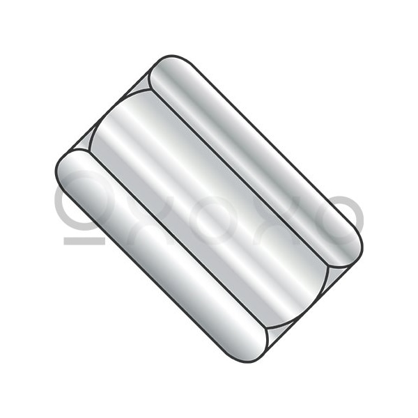 Oxoxo 5/16-18X7/8 Hex Rod Coupling Nut 1/2 inch Across Flats 18 8 Stainless Steel, 175PK 547689 - main