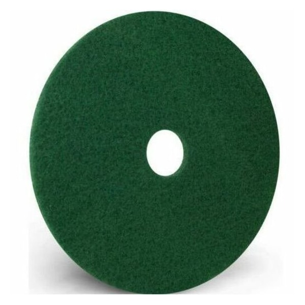 Americo Scrubbing Pads, 17 Diameter, Green, PK5 400317 - main