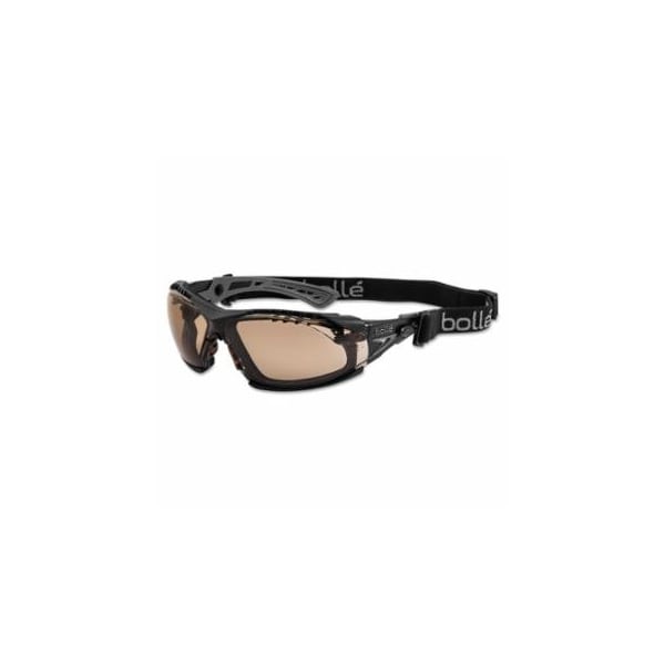 Bolle Safety Rush+ Series Safety Glasses, Clear Lens, Polycarbonate, Anti-Scratch, Anti-Fog, 10PK 286-40243 - main