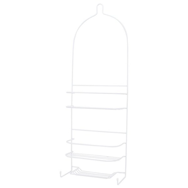 Simple Spaces Shower Caddy, 3-Shelf, Steel, 10 in OAW, 27-3/4 in OAH, 4-1/4 in OAD, 10 lb SS-5786-PE-3L - main