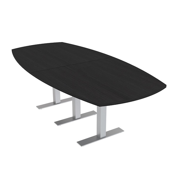 Skutchi Designs Arc Boat Conference Table With Power, 48 in W, 96 in L HAR-ABOT-48X96-T-U999ST19-NA - main