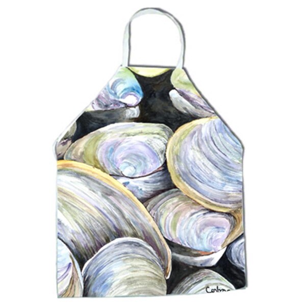 Carolines Treasures 27 x 31 in. Clam Quahog Apron 8714APRON - main