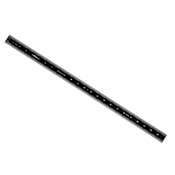 Mitutoyo Rule, Steel, 24", Black 182-167 - main