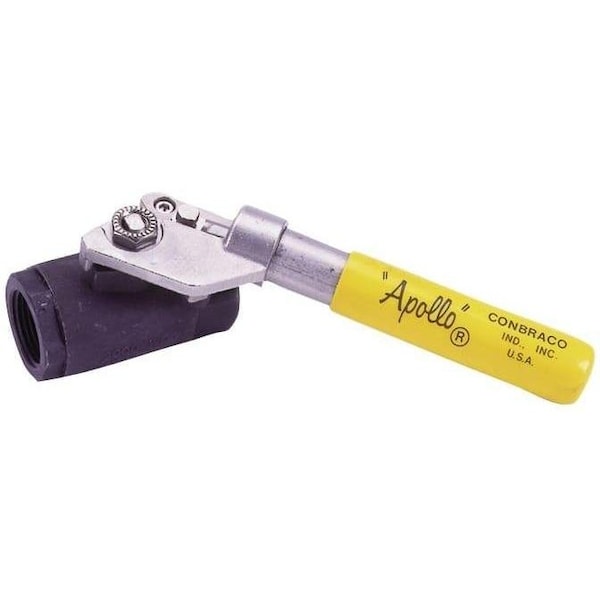Apollo Valves Ball Valve, 1in. NPT, CS, Spring return 89-505-01A - main