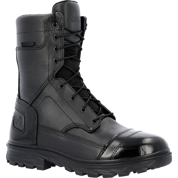 Rocky Public Service Boot, LEATHER Upper, TPU Outsole, Plain Toe Toe, Black, 9 M RKD0120 - main