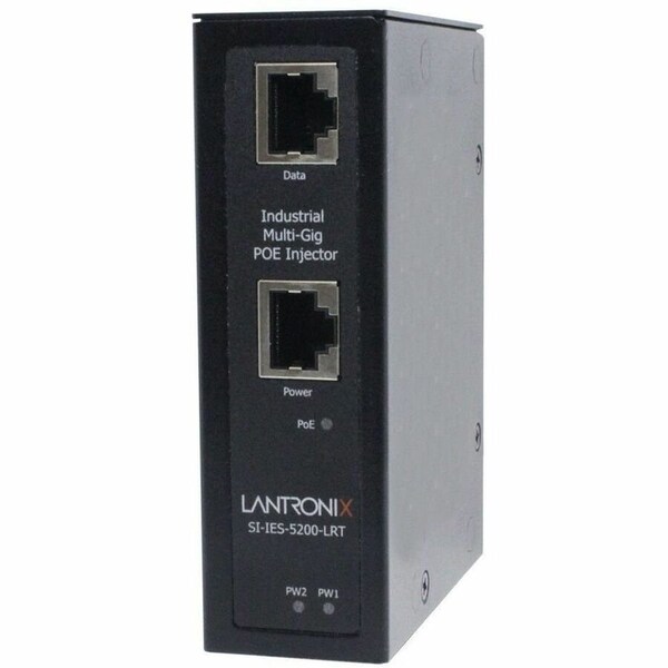 Lantronix Media Converter, Indust PoE+ SI-IES-5200-LRT - main