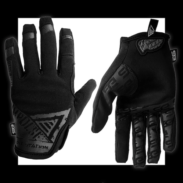 Glove Station Suede Palm, Breathable Spandex, M Size GS-MIL438-BK-M - main