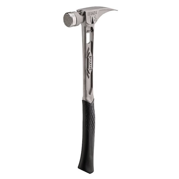 Stiletto TIBONE Milled/Curved Hammer, 15 oz Head, Milled, Straight Claw Head, Titanium Head, 17.34 in OAL TIB15MC - main