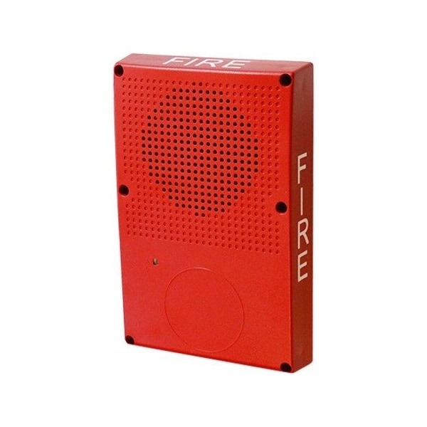 Edwards Signaling Outdoor Speaker Strobe, Marked Fire, Red WG4RF-SVMHC - main