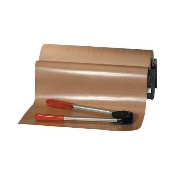 Partners Brand Poly Coated Kraft Paper Roll, 50 lb, 36" x 600', Kraft, 1 Roll KPPC3650 - main