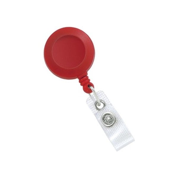 Brady BADGE REEL, RED, CLIP-ON BADGE REEL, NO STICKER, REINFORCED VINYL STRAP 2120-3006 - main