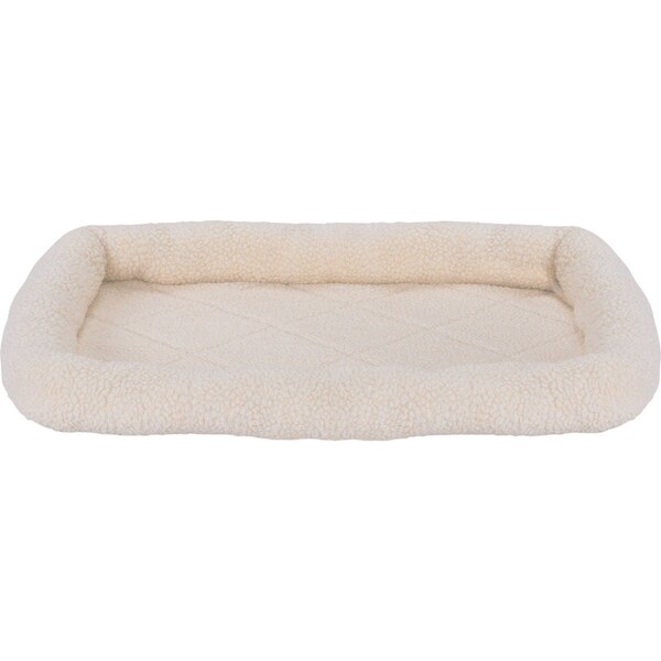 Furhaven Small Faux Lambswool Crate Bolster 39205053 - main