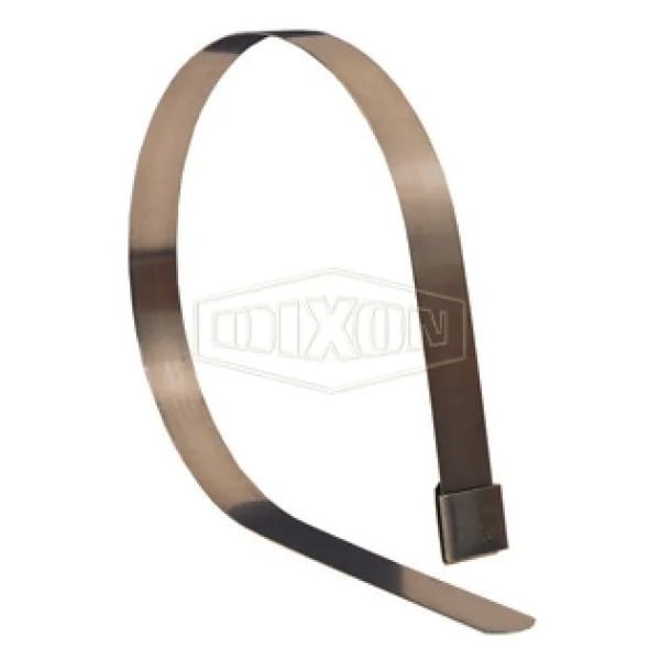 Dixon FO Series Center Punch Open End Band Clamp, 6 ID x 0.022 in Thick, 300 SS, Domestic FOS24 - main