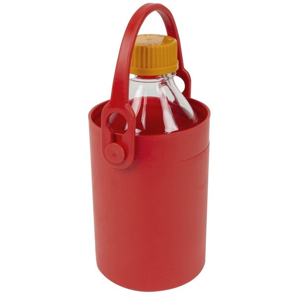Heathrow Scientific Safety Bottle Carrier, 4.5 L, Red 400751R - main