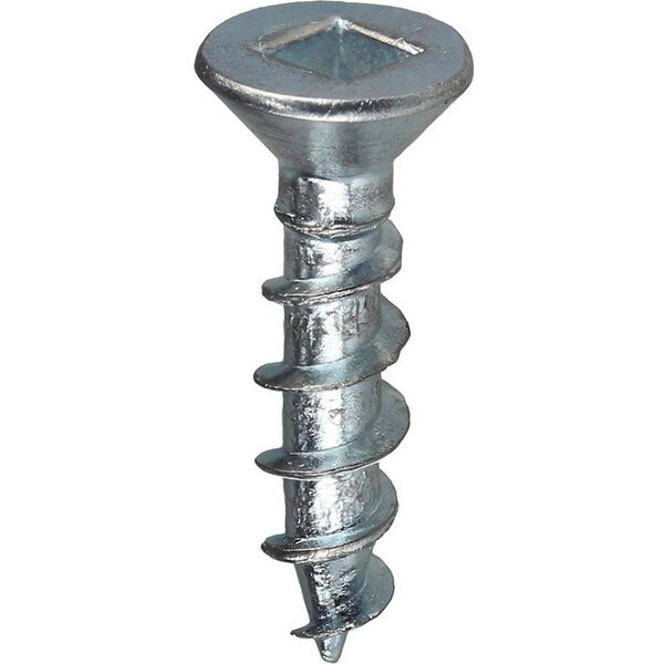 Dottie Wood Screw, #6, 1 in, Zinc Plated Carbon Steel Flat Head Square Drive, 100 PK DDFW61 - main