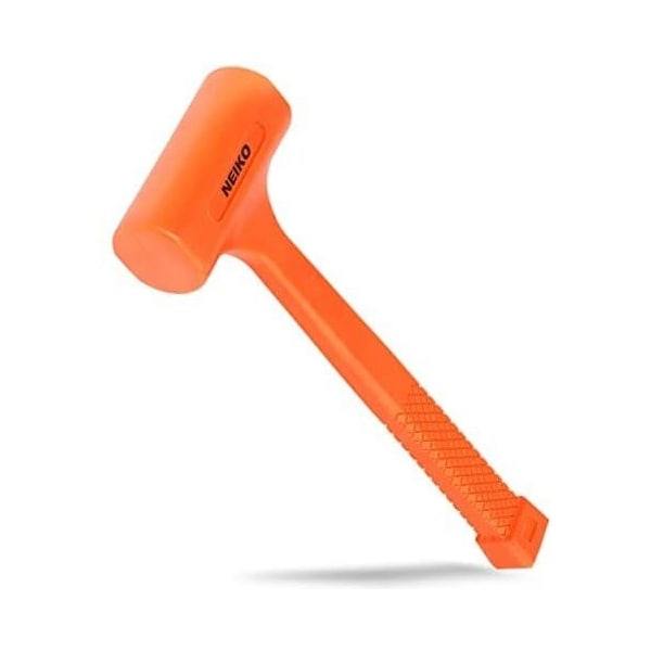 Neiko 3 LB Dead Blow Hammer, Neon Orange 02848A - main