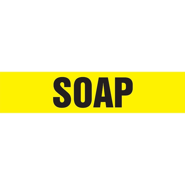 Accuform ASME ANSI PIPE MARKER SOAP RPK641STB - main