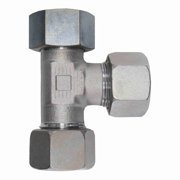 Brennan Industries Tube Tee, Stainless S20 D6602-S20-S20-S20-SS - main