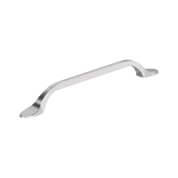 Amerock Ravino 6-5/16 inch (160mm) Center-to-Center Polished Chrome Cabinet Pull, 10PK 10VMP2193826 - main