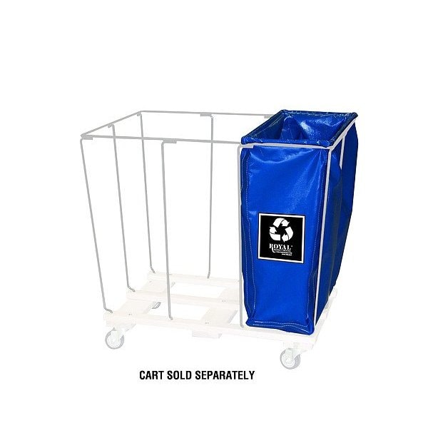 Royal Basket Trucks Drop-In Divider, 14" L, Blue G18-BBX-E3N - main