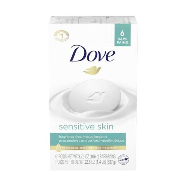 Dove Sensitive Skin Beauty Bar, 24 Ounce, 72PK 67921827 - main